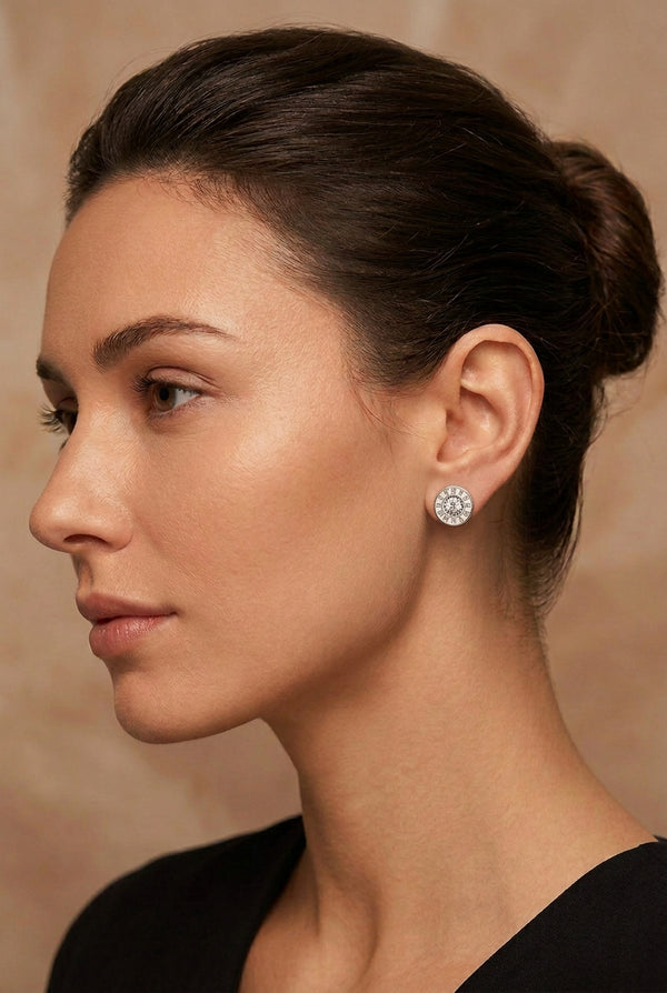 Glamour Bianca – Ohrstecker – Detailansicht