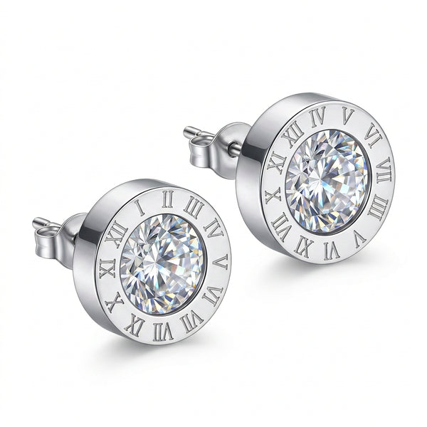 Glamour Bianca – Ohrstecker – Produktansicht